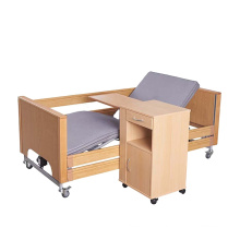 Professional electric wooden hospital bed nursing home care